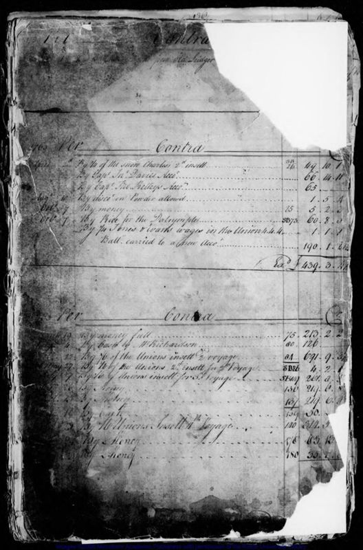 View document: Ledger book, 1763-1775.