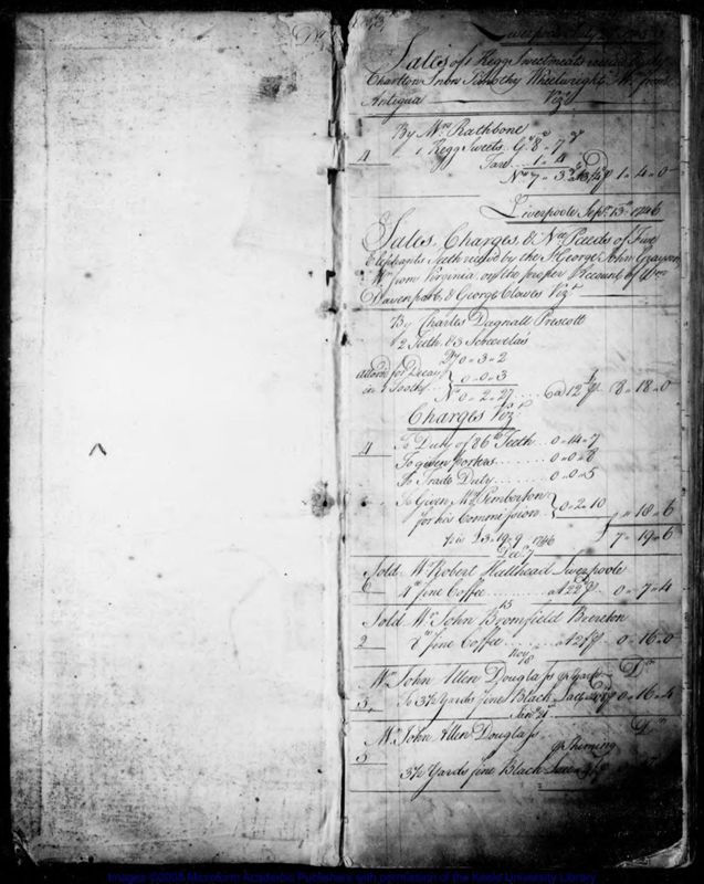 View document: Waste book, 1745-1766.