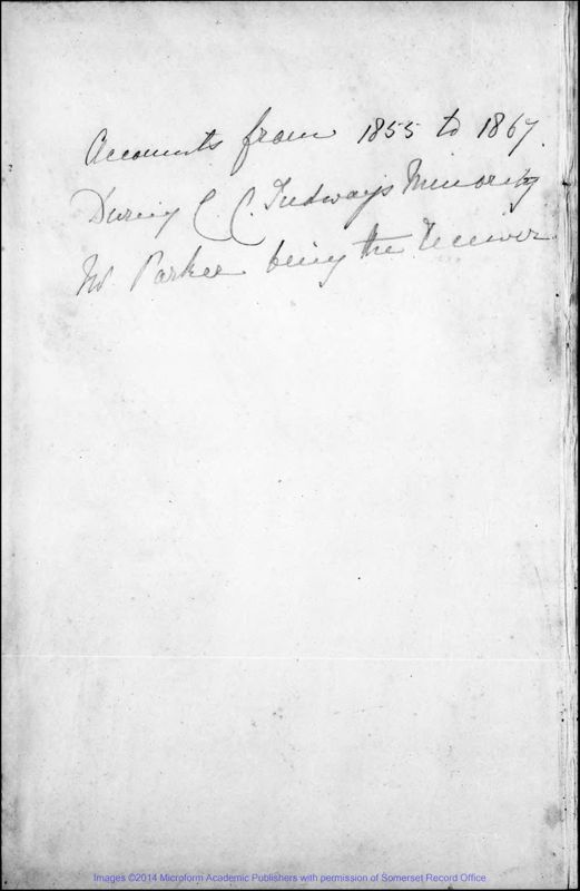 View document: Accounts, 1856-1861.
