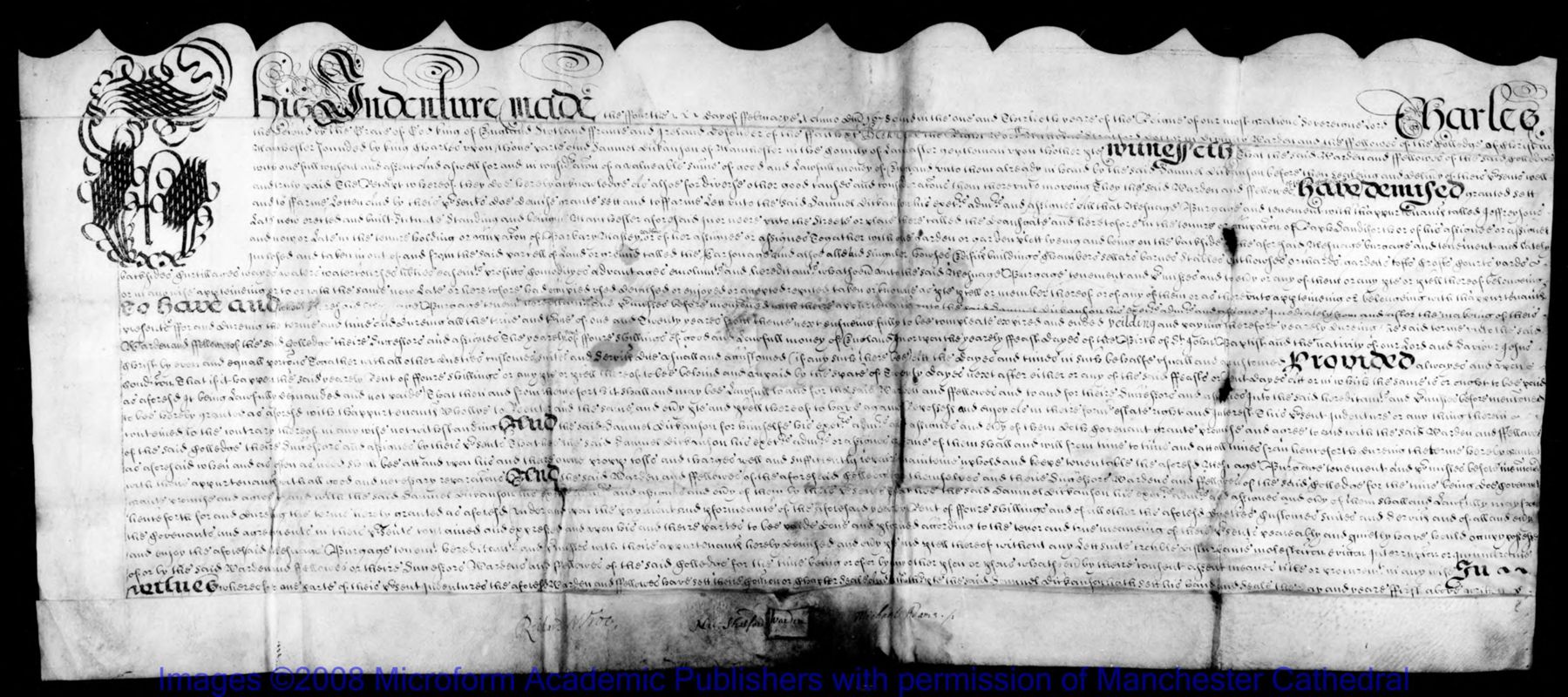 View document: Title deeds relating to "Jefferson's'' on Deansgate, 1679-1831.