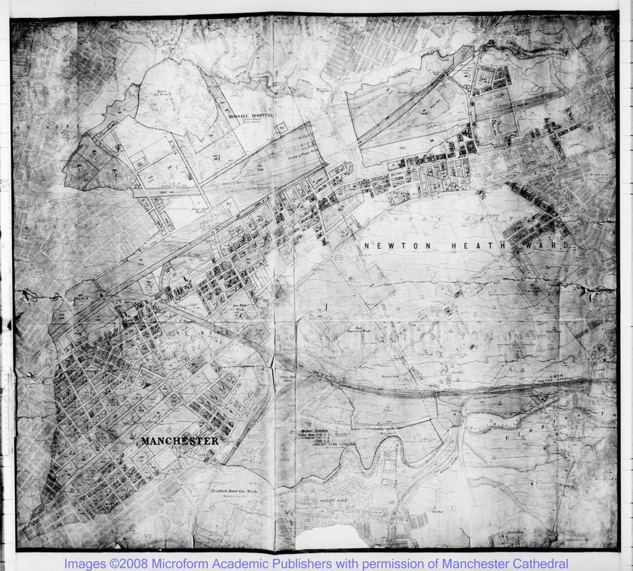 View document: Estate plan of Newton Heath, c.1860.