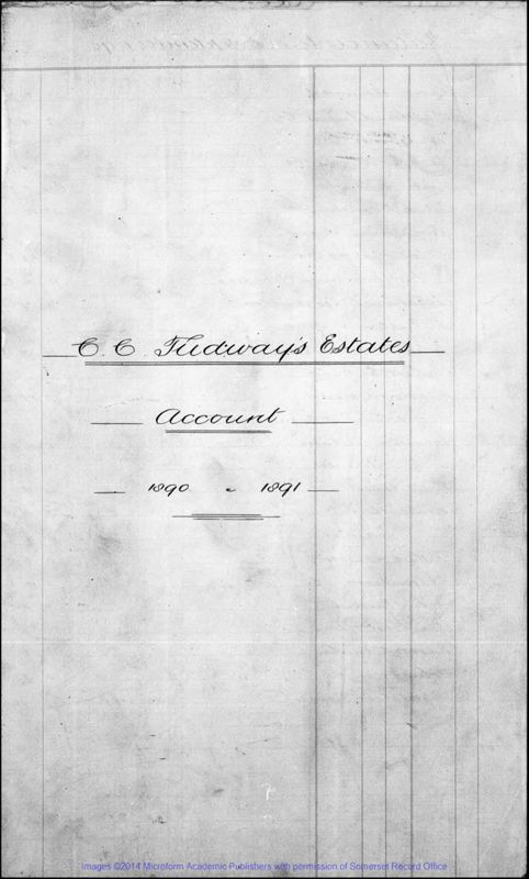 View document: Annual Accounts, 1890-1891.