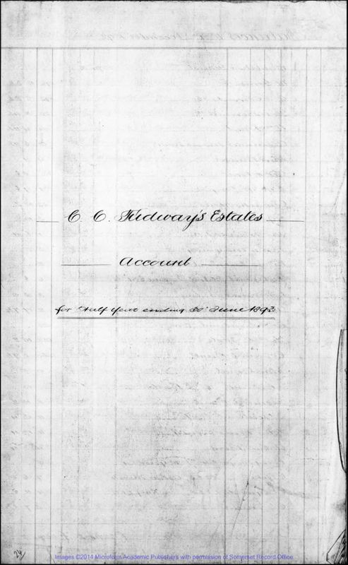 View document: Annual Accounts, January-June 1893.
