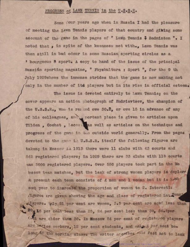 View document: Writings on Soviet culture and society, n.d..
