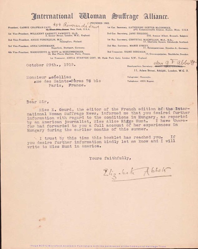 View document: Material relating to various miscellaneous political and social organisations, 1928-1980.