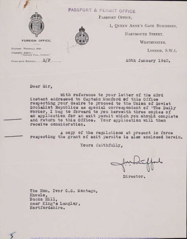 View document: Correspondence and controversy around the film ‘Chetnik! The Fighting Guerrillas’, 1943-1944.