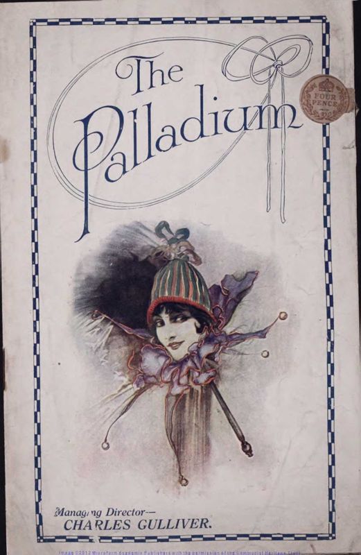 View document: Material and memorabilia from The London Palladium, 1923-1936.