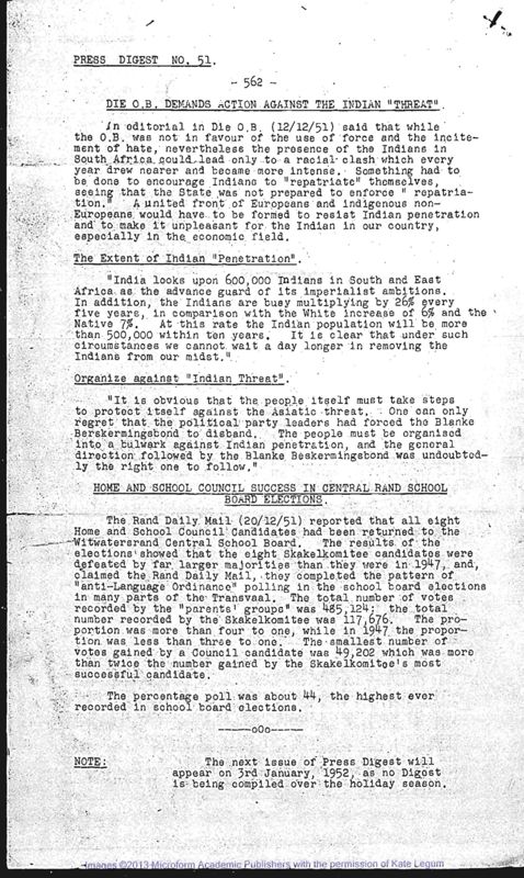 View document: Press Digest 1951.