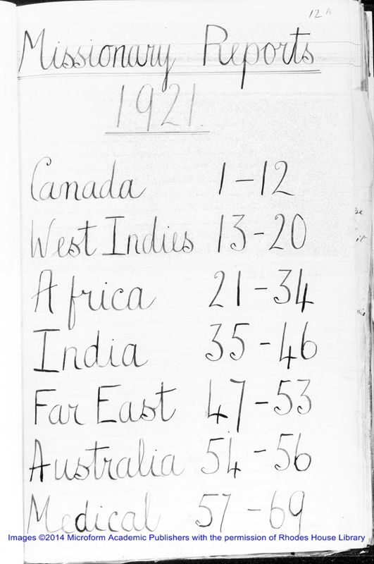View document: E-Series Mission Reports, 1921-1923.