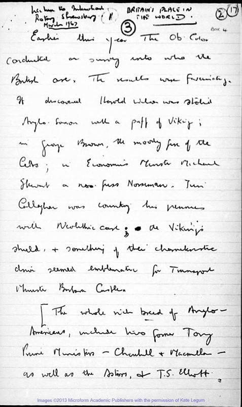 View document: Writings Box 8 - Britain, Commonwealth, Malta, Portugal.