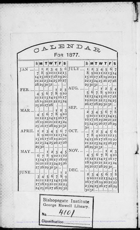 View document: George Howell personal diaries - 1876.