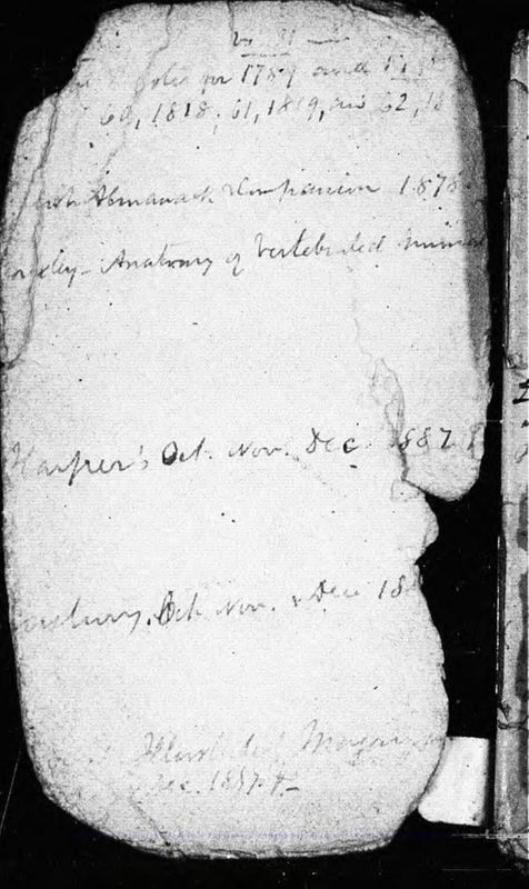 View document: Engagement diary c.1886-1890.