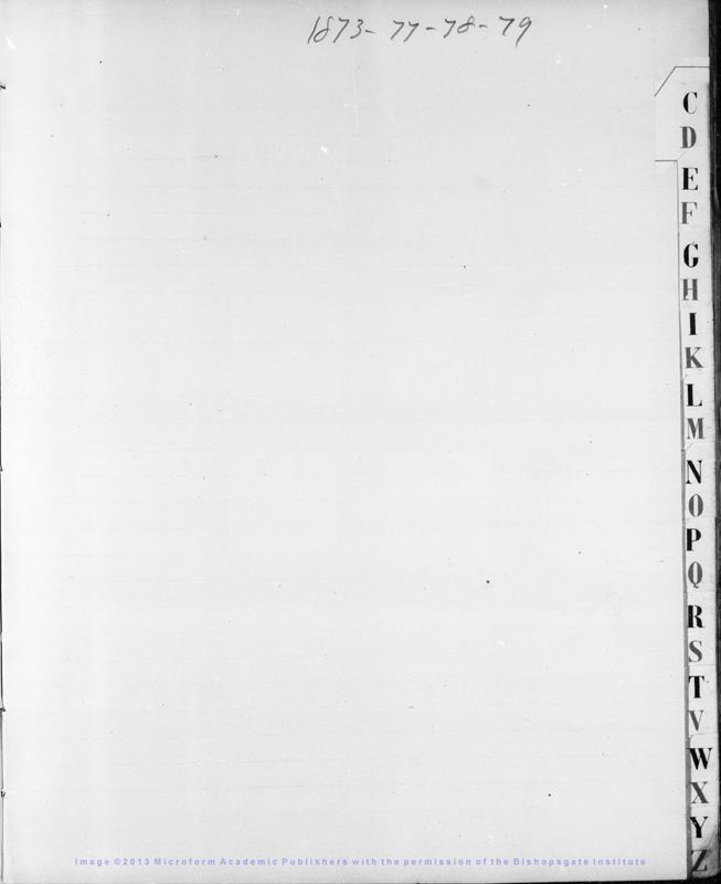 View document: Letterbook 11, 1873-1879.