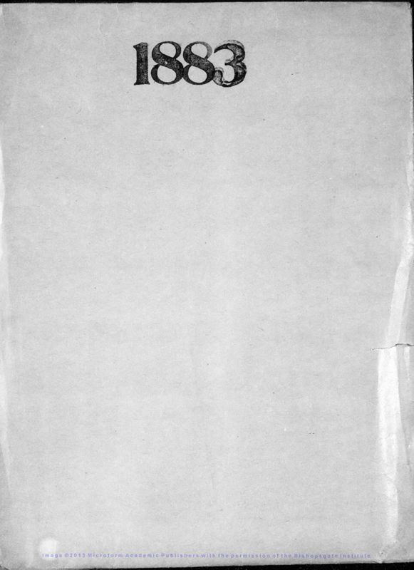 View document: Letters to Howell, 1883.