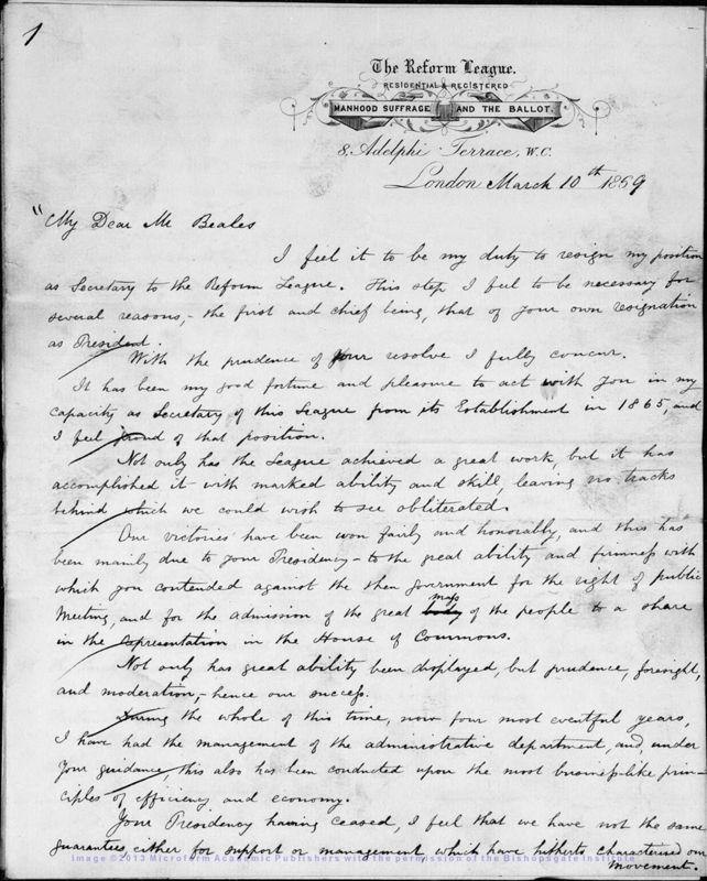 View document: Letters to other people, 1869-1883.