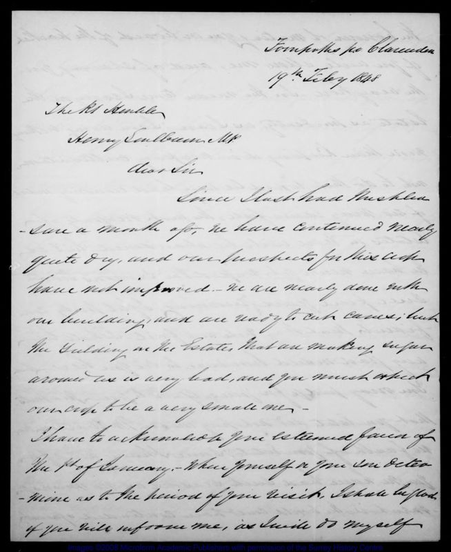 View document: Letters from Louis MacKinnon (Feb-Dec 1848).