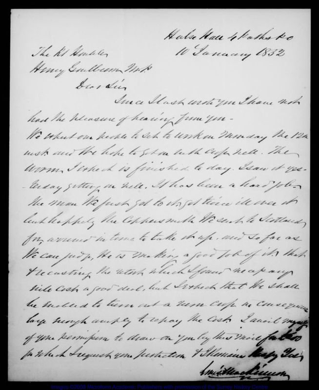 View document: Letters from Louis MacKinnon (Jan-Dec 1852).