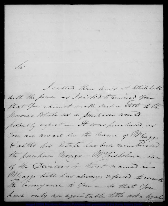 View document: Papers relating to Henry Goulburn.
