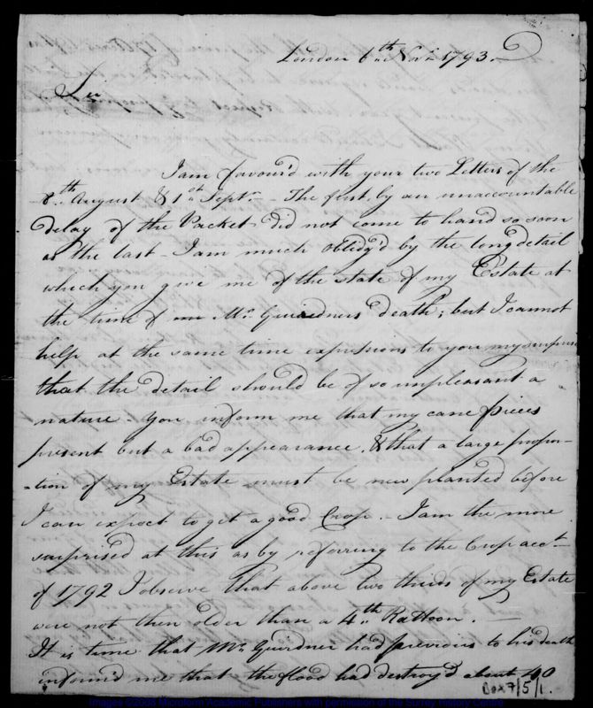 View document: Miscellaneous letters and papers (1793-1826).