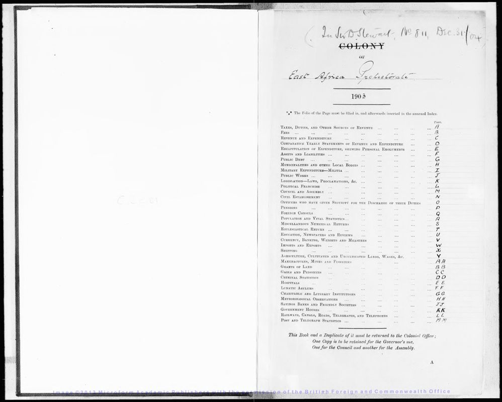 View document: Kenya Blue Book 1903-1904.