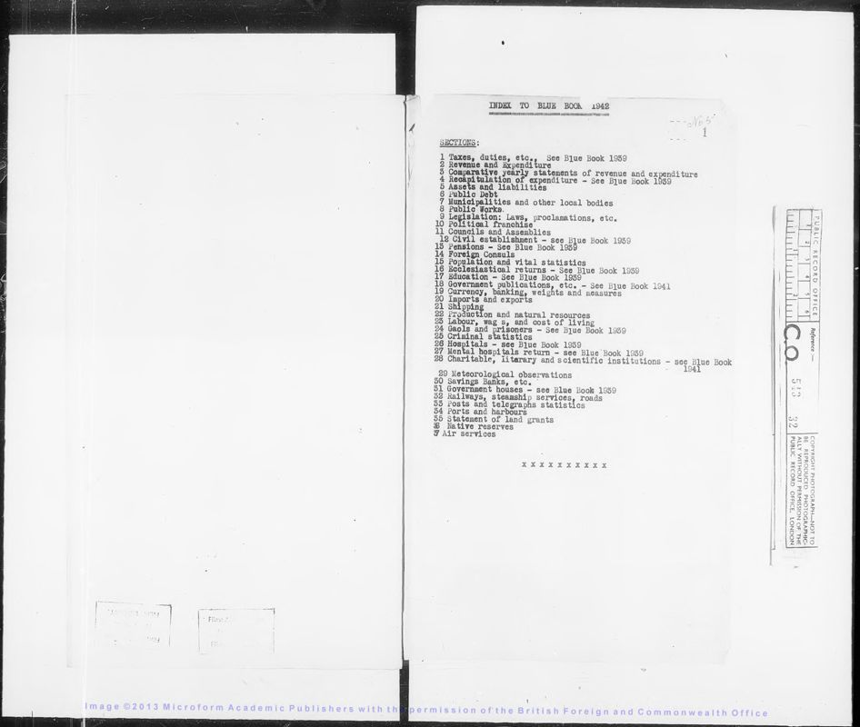 View document: Kenya Blue Book 1942.