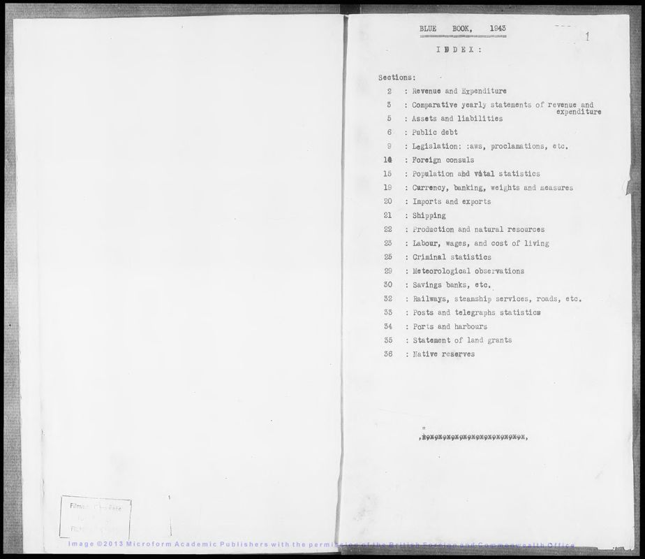 View document: Kenya Blue Book 1943.