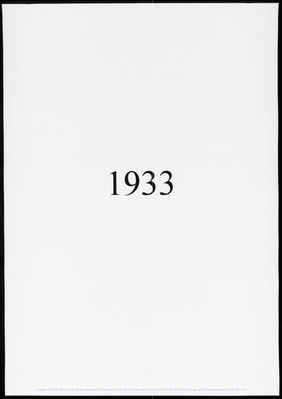 View document: Nyasaland Blue Book 1933.