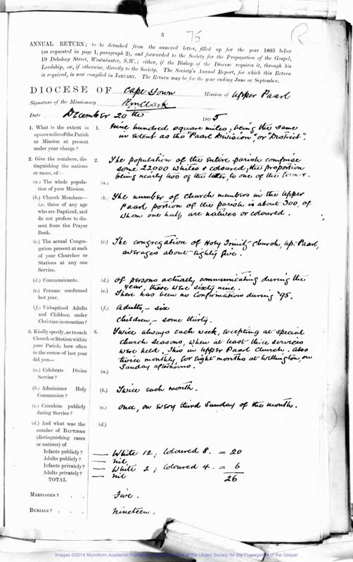 View document: Capetown, E. 1895. Vol.II.