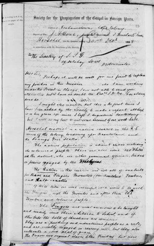 View document: Grahamstown, E. 1898. Vol.II.