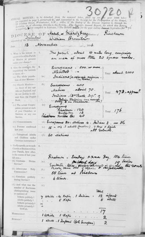 View document: Natal, E. 1896. Vol.II.