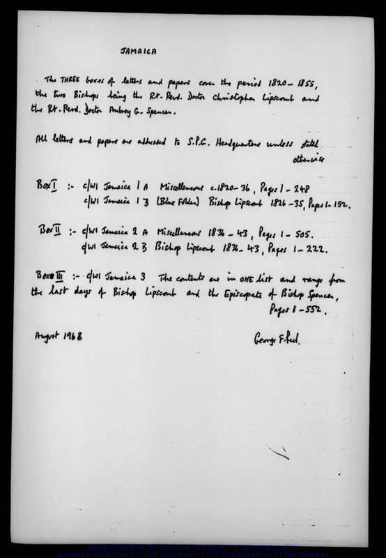View document: Jamaica: correspondence, 1843-1855.