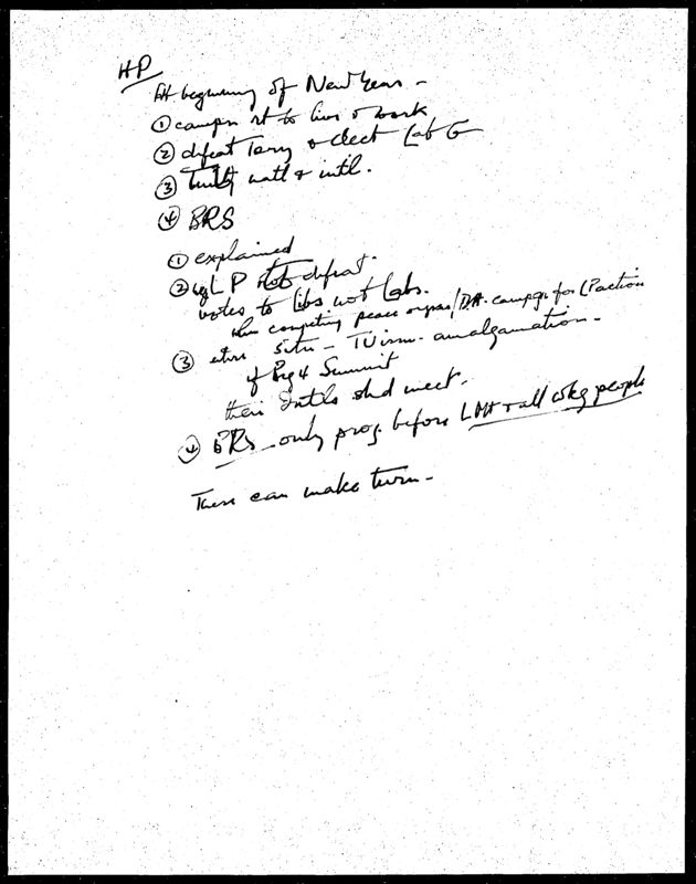 View document: Revised final draft and outline with notes, 1958.