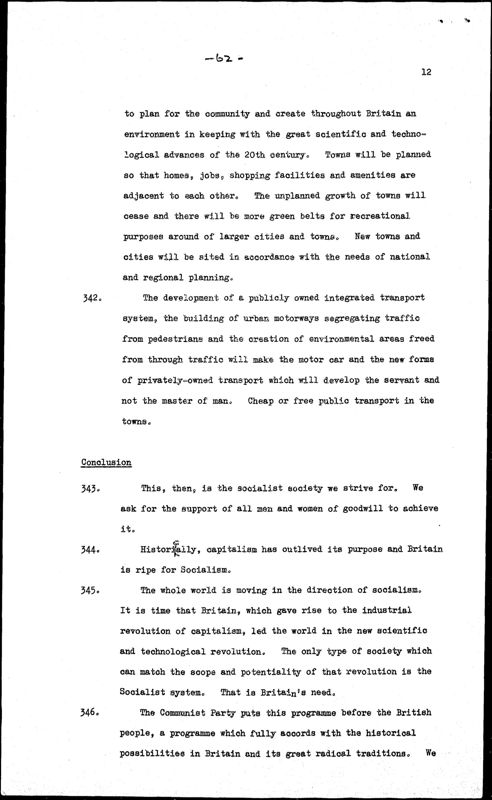 View document: Post-congress revisions to the "British Road", 1968.