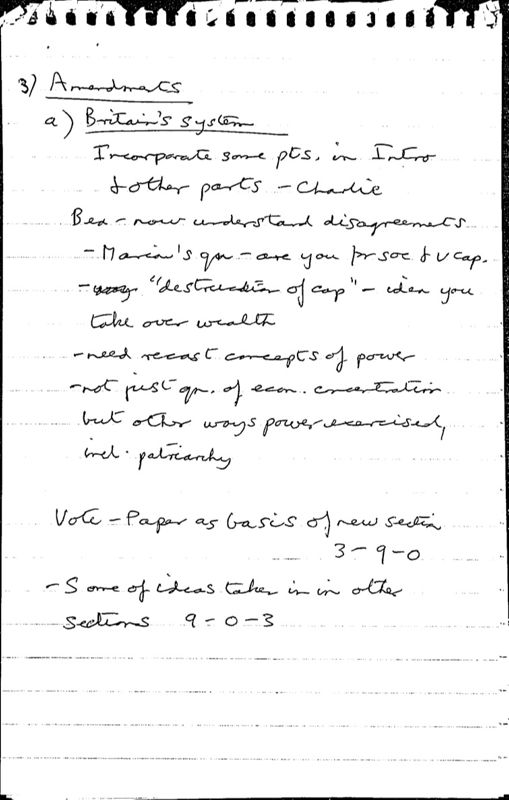View document: Miscellaneous material from the “Manifesto for New Times” group, 1988-1989.