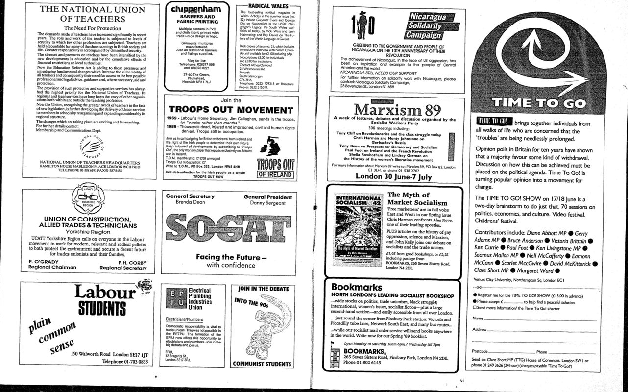 View document: Miscellaneous draft version of the new “British Road” (ii), 1989.