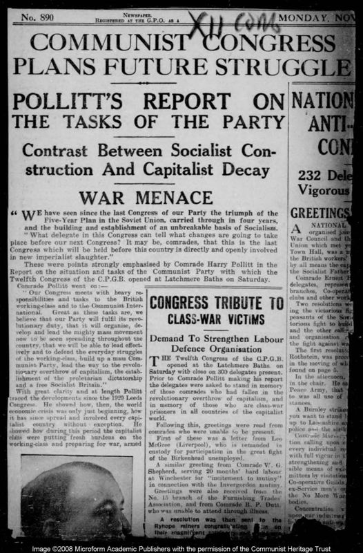 View document: Clippings from the 'Daily Worker', 1932.