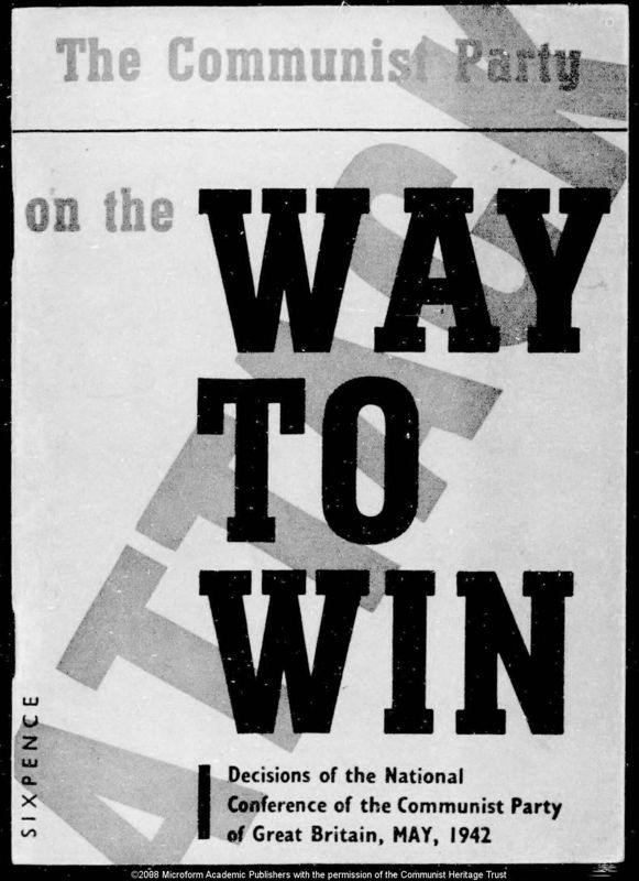 View document: National Conference materials, 1942.