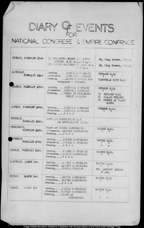 View document: Draft Congress material, 1947.