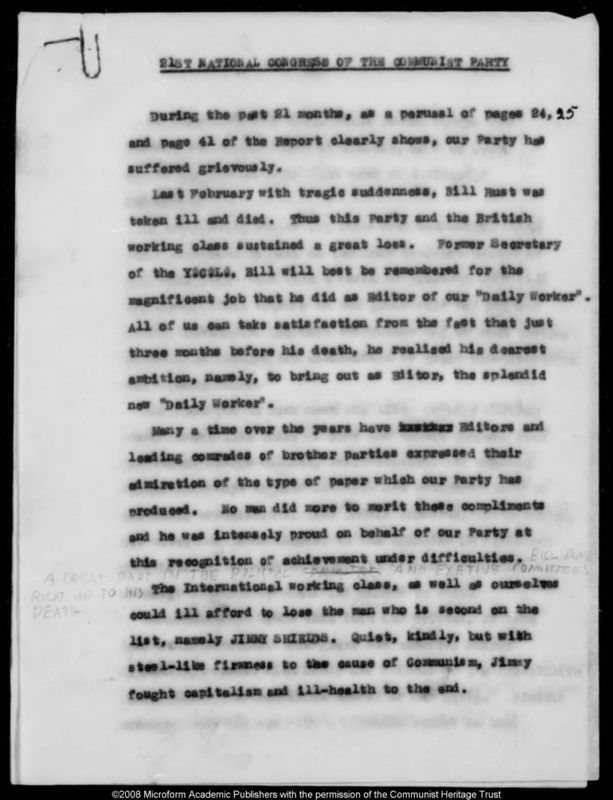 View document: Transcripts of speeches, 1949.