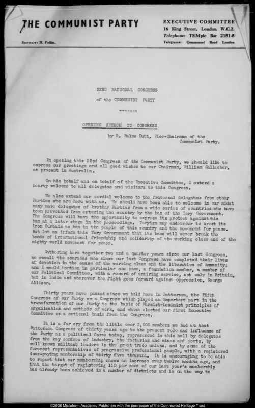 View document: Transcripts of Congress proceedings, 1952.