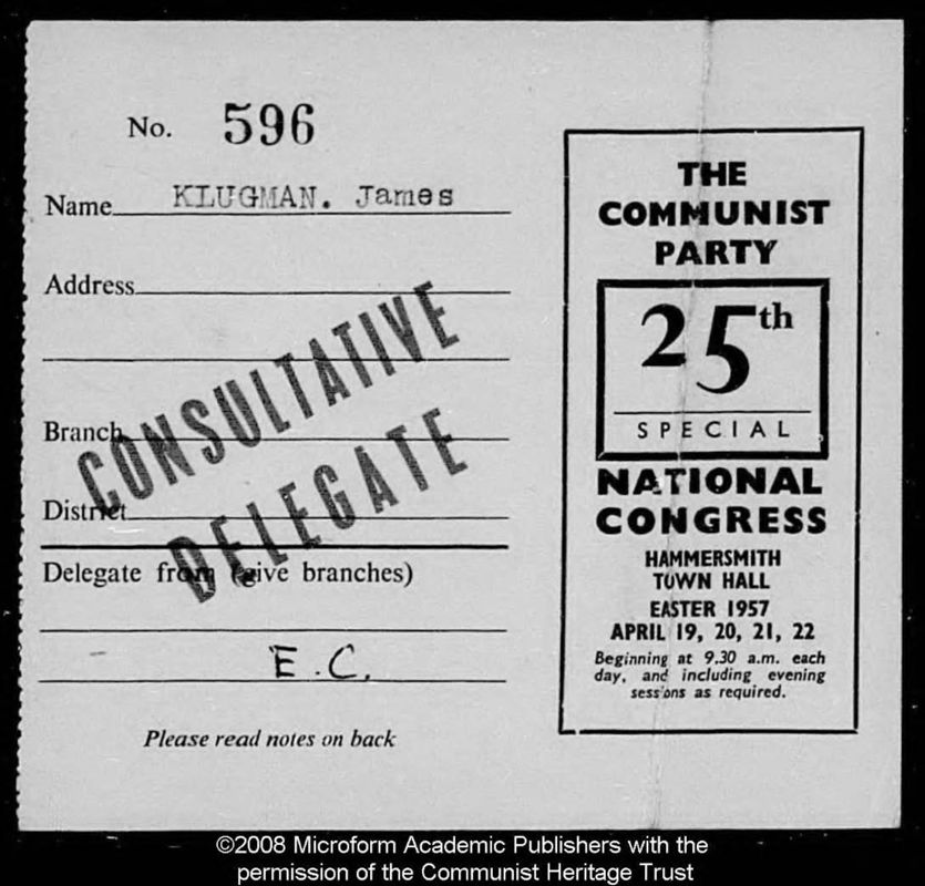 View document: Delegate lists and information, 1957.