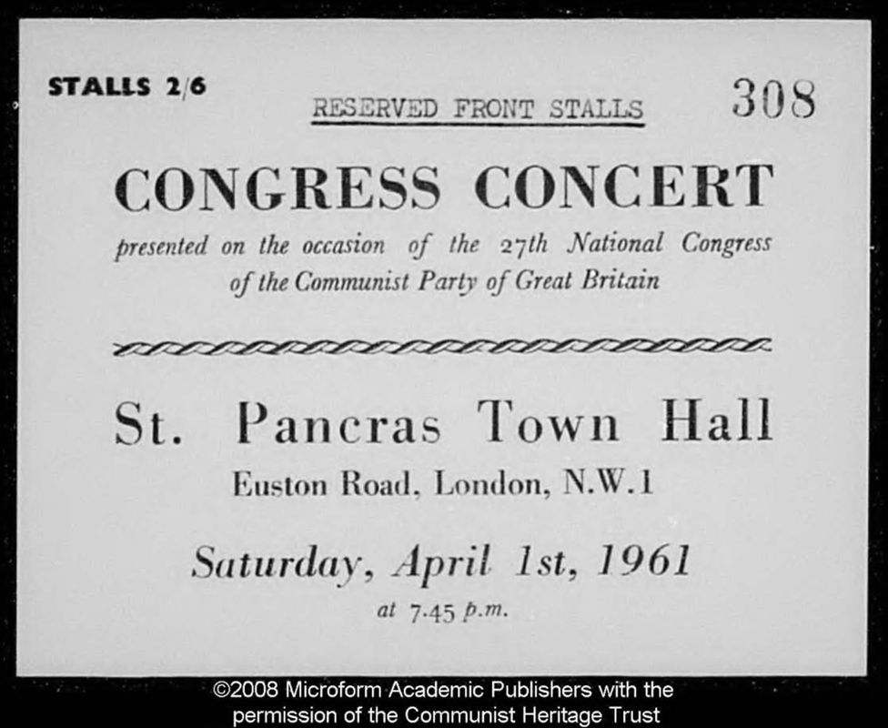 View document: James Klugmann’s papers, 1961.