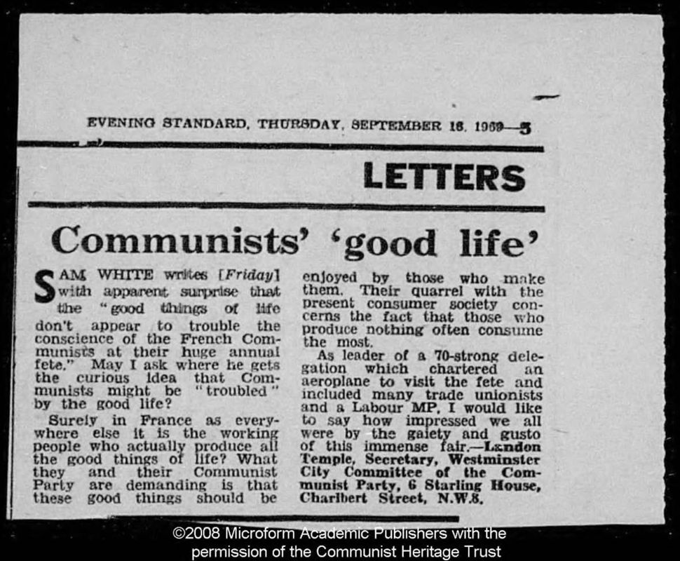 View document: Press coverage, 1969.