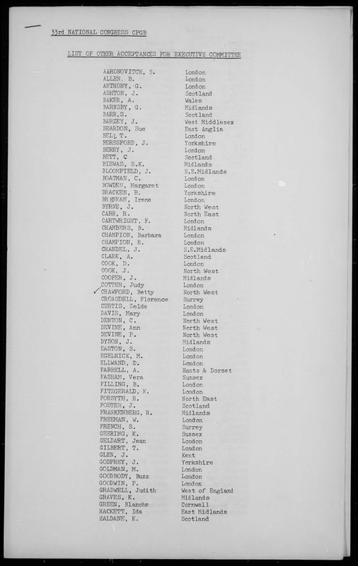 View document: Pre-Congress discussions, 1971.