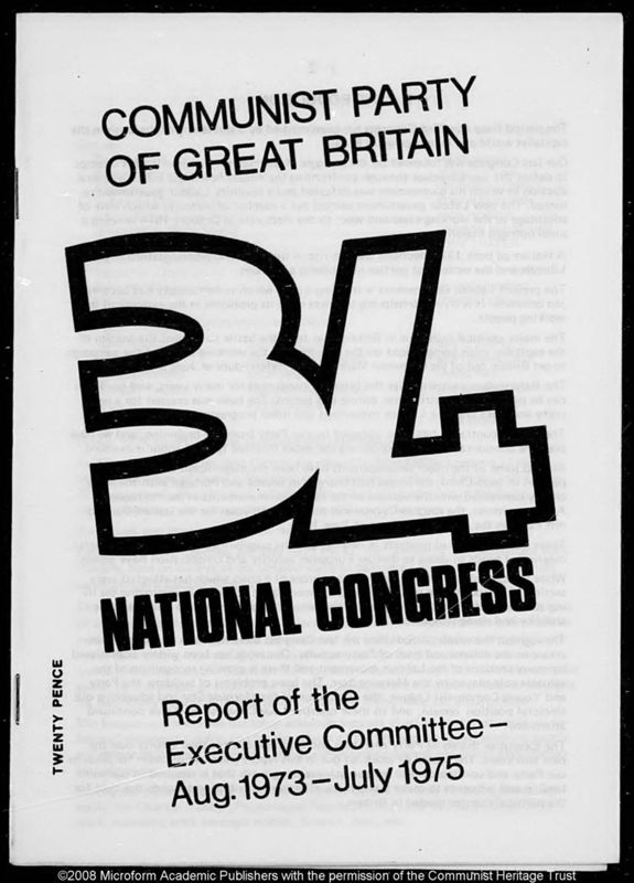 View document: Official Congress documents, 1975.