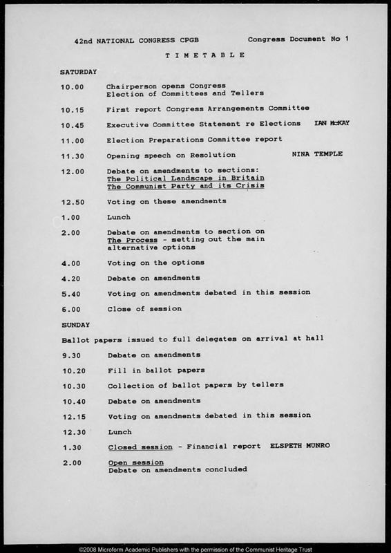 View document: Material related to various committees, 1990.