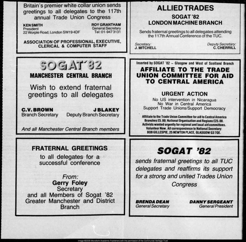 View document: Material from the Unemployment Committee, 1980-1981.