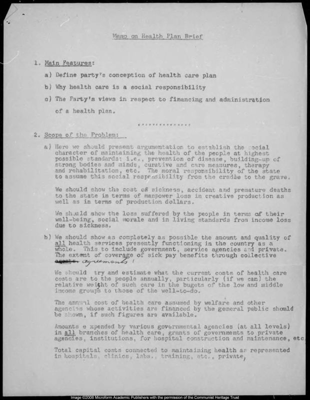 View document: National Health Advisory Committee miscellaneous papers, 1975-1977.