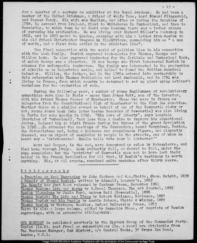 View document: History Group: 'Our History' second series (i), 1956-1962.