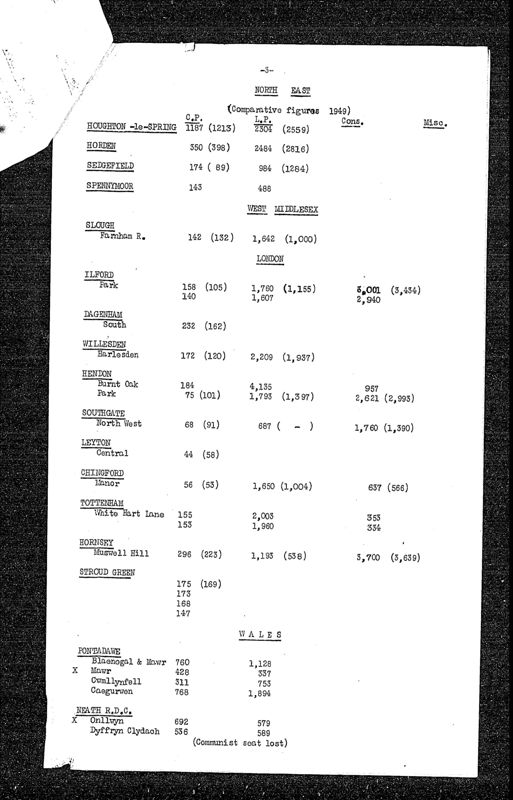 View document: Executive Committee minutes and adjacent material, May 1952.